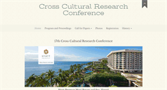 Desktop Screenshot of crossculturalresearch.com