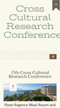 Mobile Screenshot of crossculturalresearch.com