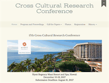 Tablet Screenshot of crossculturalresearch.com